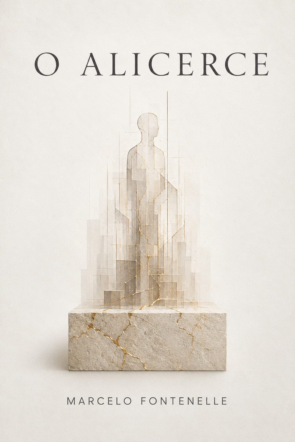 Capa original do livro O Alicerce, de Marcelo Fontenelle